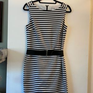 White House Black Market Size 6 Striped Dress